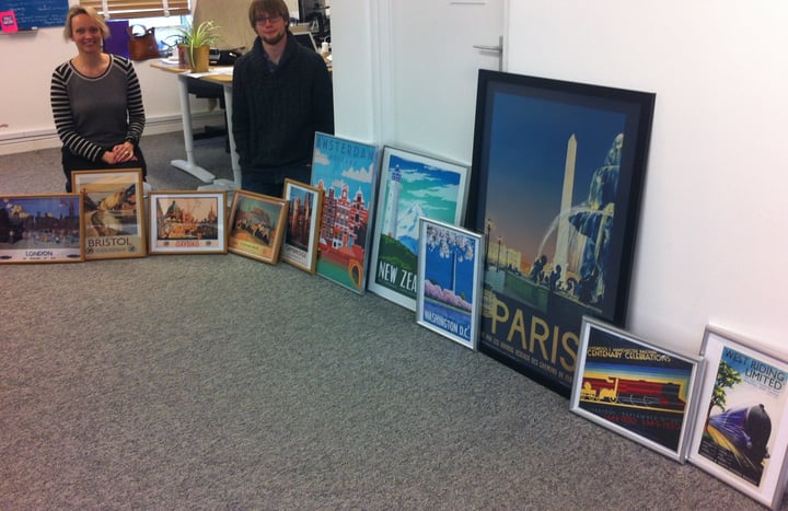 Thanks for working with us! Posters for our publishers :-D