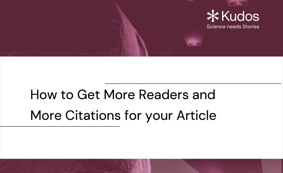 How to get more readers and more citations for your article
