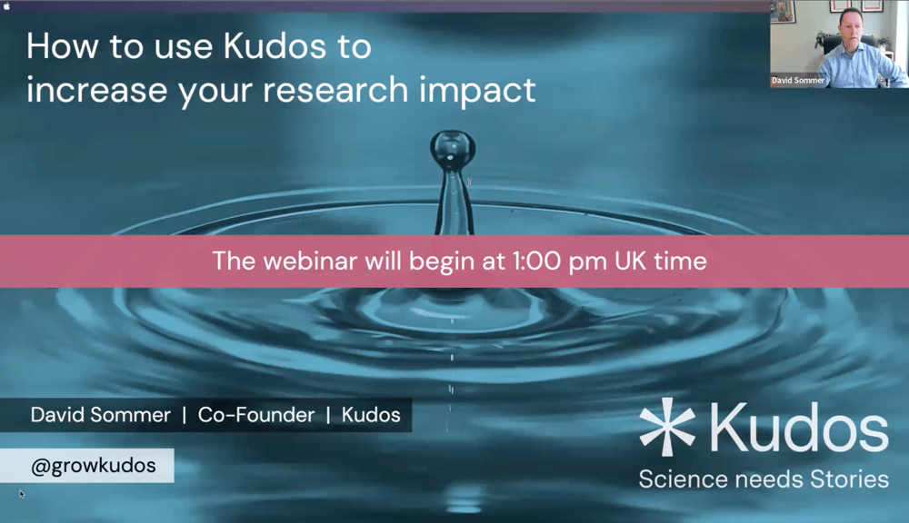 How to use Kudos to increase your research impact